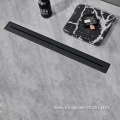 55mm wide black linear shower drain